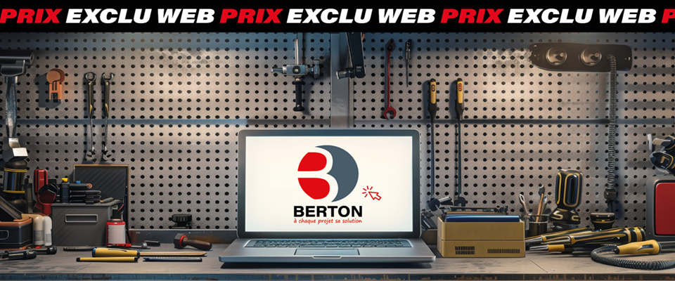 Prix exclusifs sur une sélection de produits BERTON