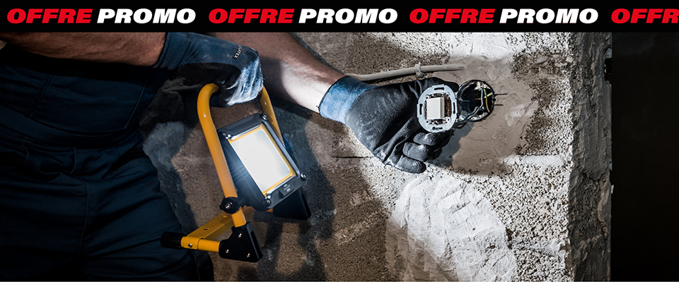 Promo sur les éclairages pour les professionnels du bâtiment BERTON